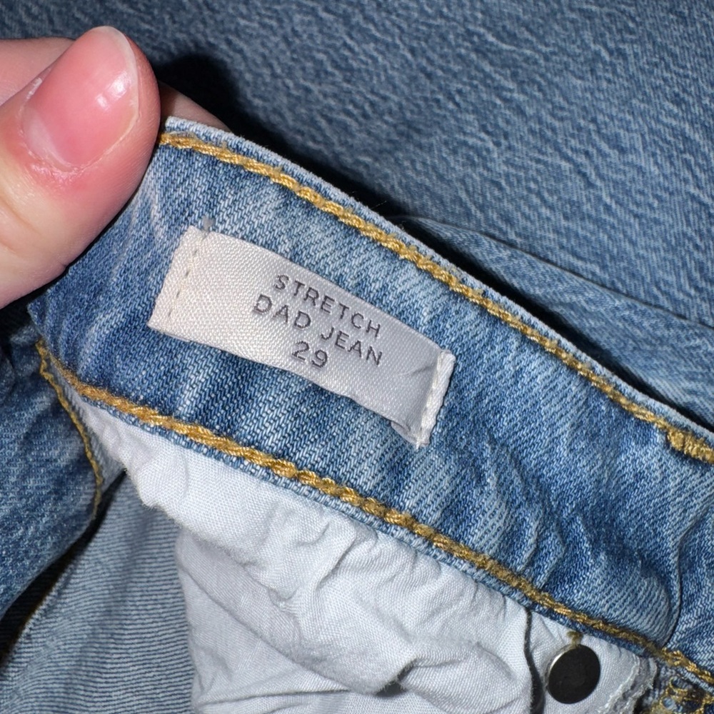 PacSun Women’s Stretch Dad Medium Wash Jean - Picture 3 of 5